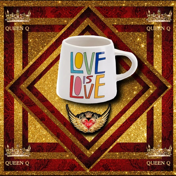 🆕 SEXYBRAINBOUTIQUE: LOVE IS LOVE PRIDE MUG 🌈🌈🤍 - Picture 2 of 4